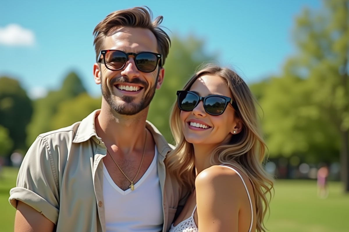 lunettes de soleil portrait